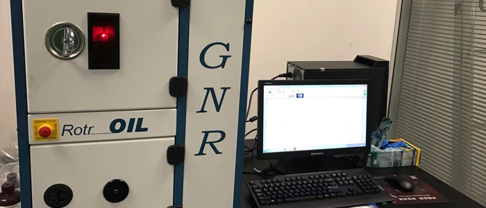 What is a rotrode emission spectrometer res image